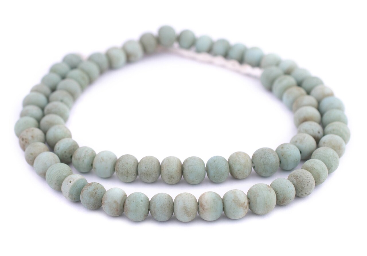 The Bead Chest® Ancient Style Java Glass Beads, 24+ Inch Strand, 11mm Beads, Available in 13 Colors
